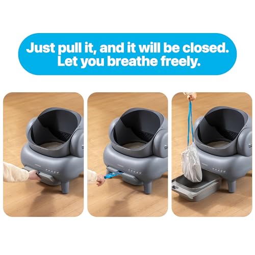 Open-Top Self-Cleaning Cat Litter Box