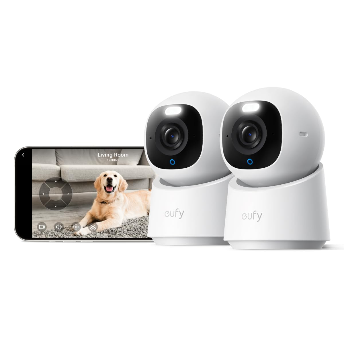 4K Smart Pet Camera 360° Pan & Tilt
