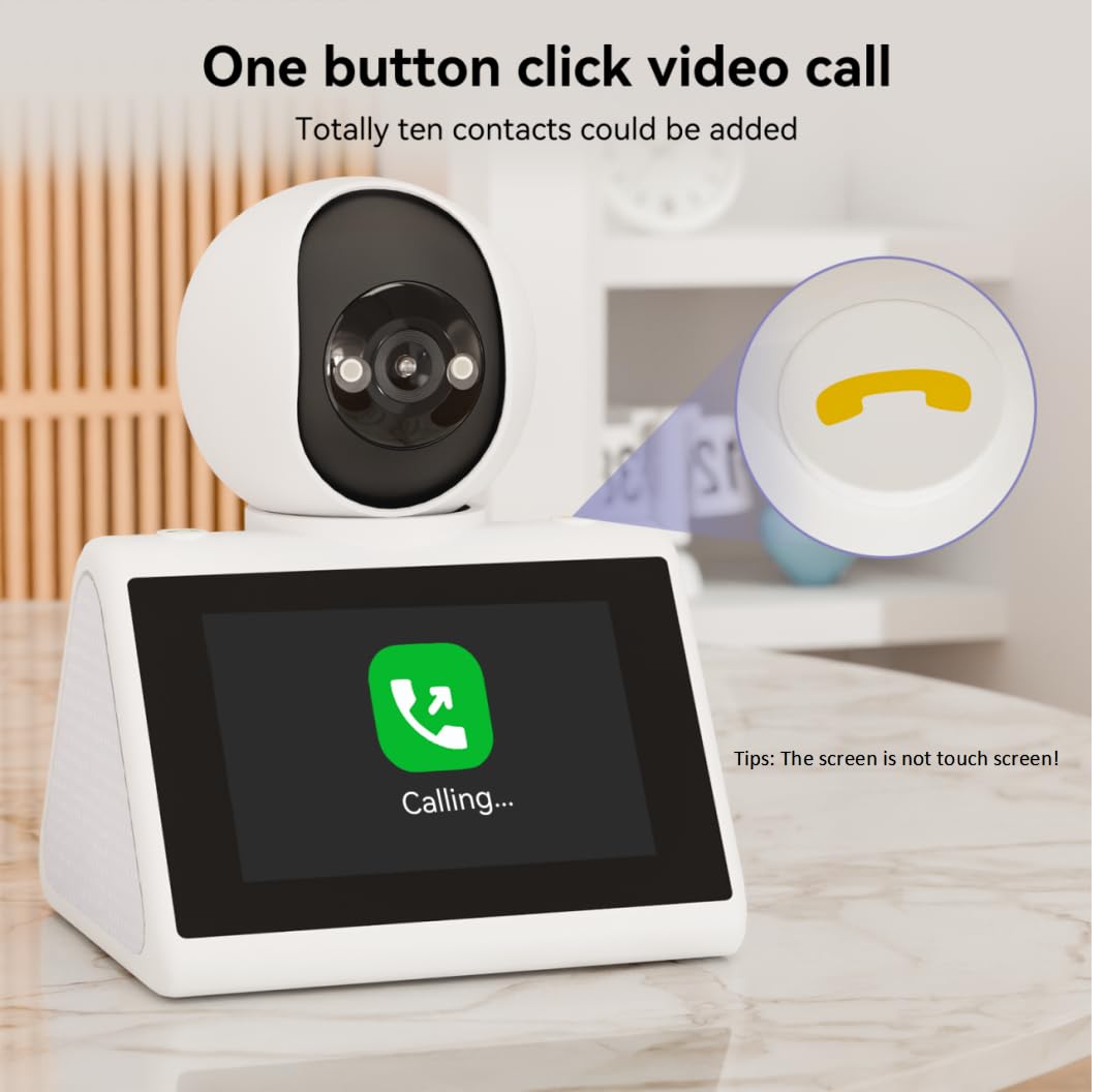 Home Security Pet Camera with Screen