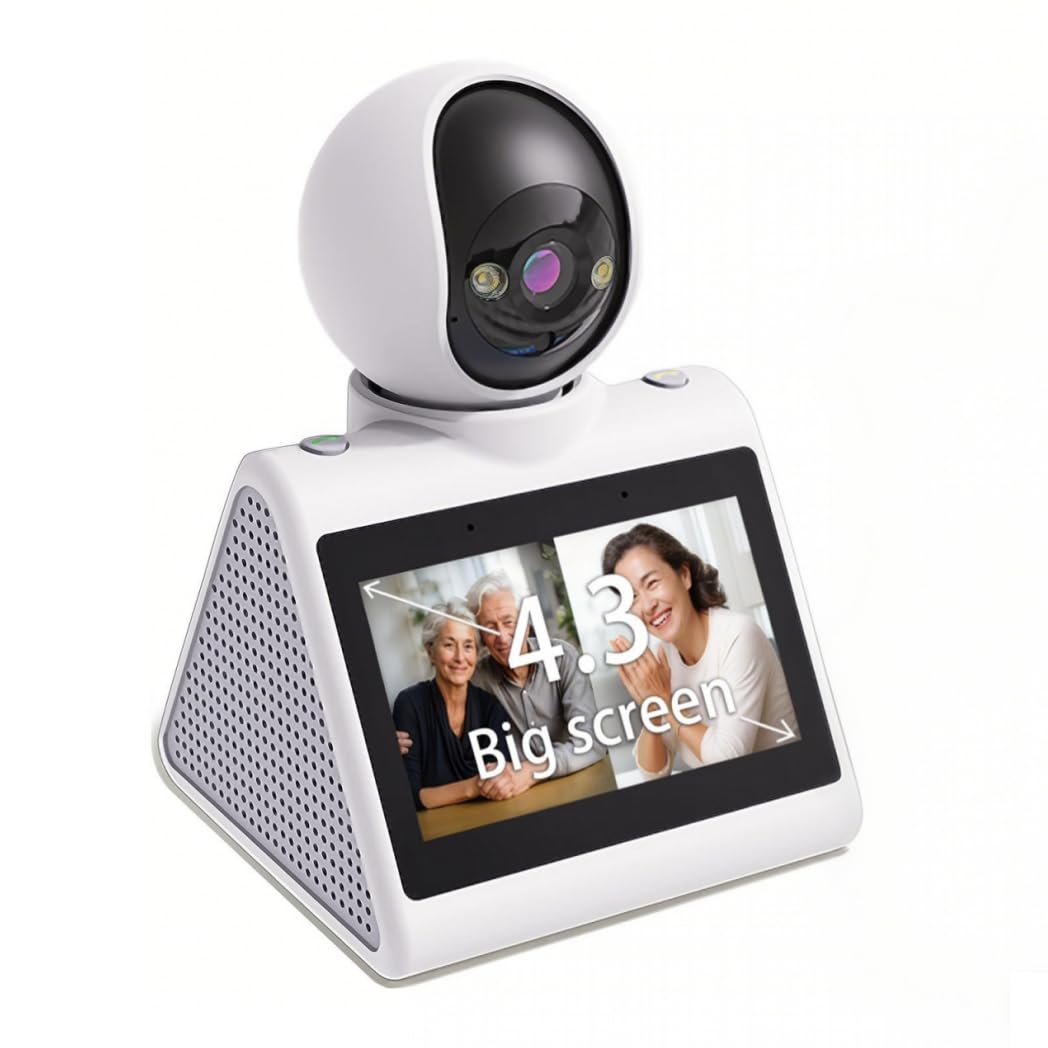 Home Security Pet Camera with Screen