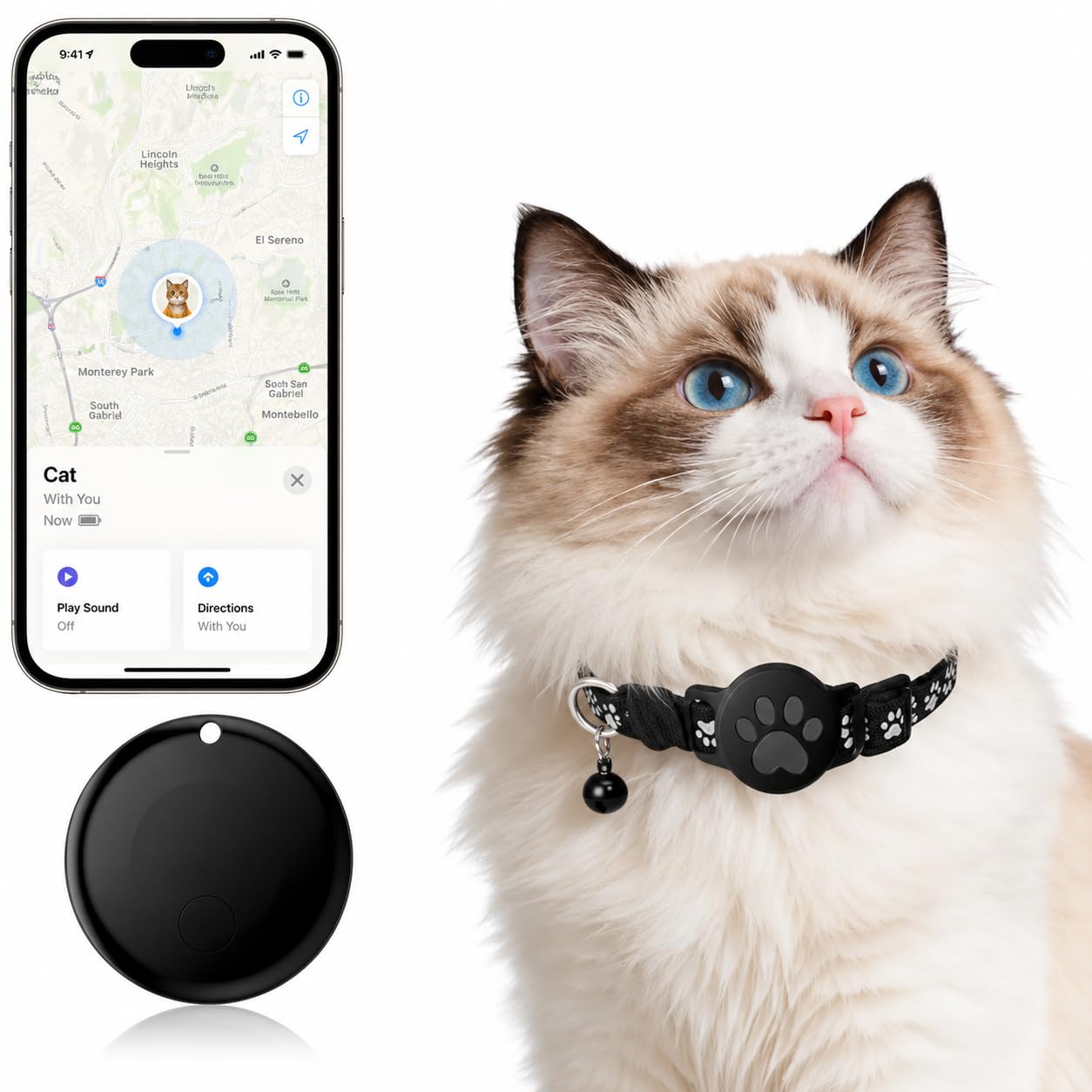 GPS Cat Tracker Collar