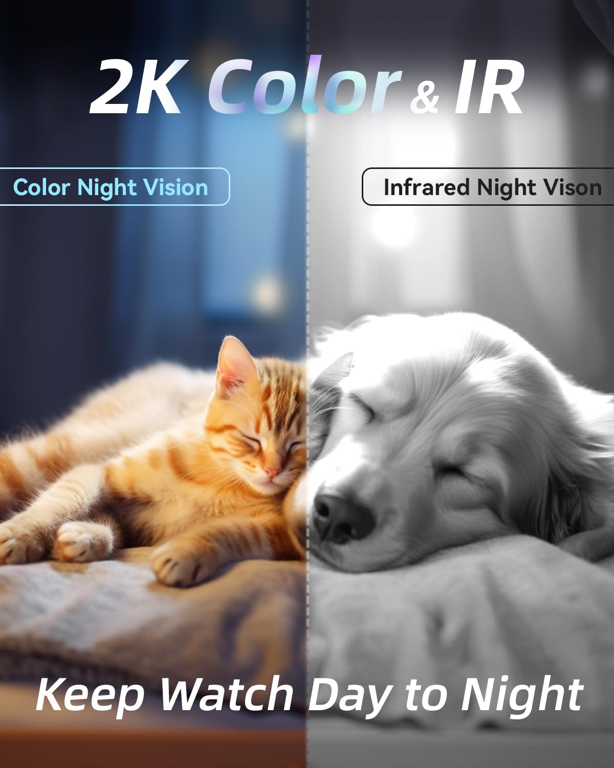 2K Smart Pet Camera 360° PTZ