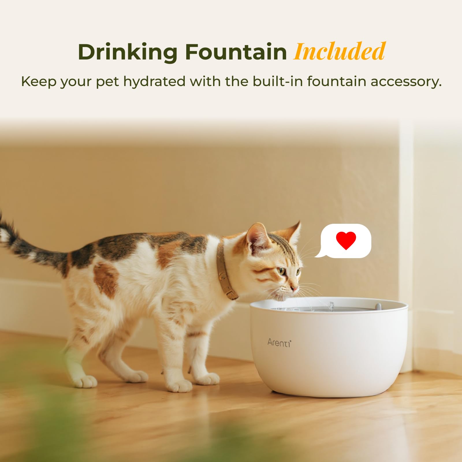 Smart Pet Feeder & Water Fountain 4L with Camera
