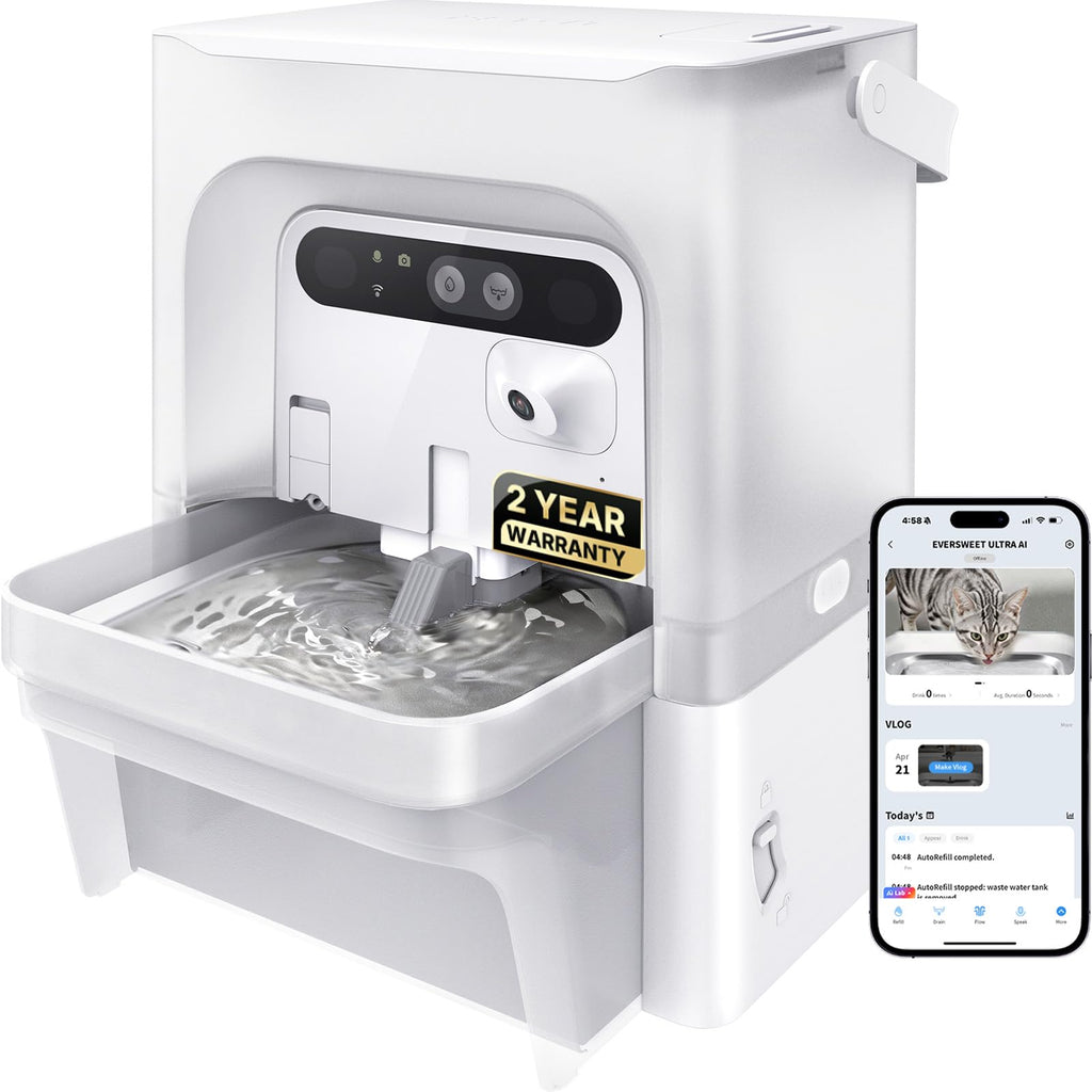 Smart Pet Water Fountain 5L with Camera