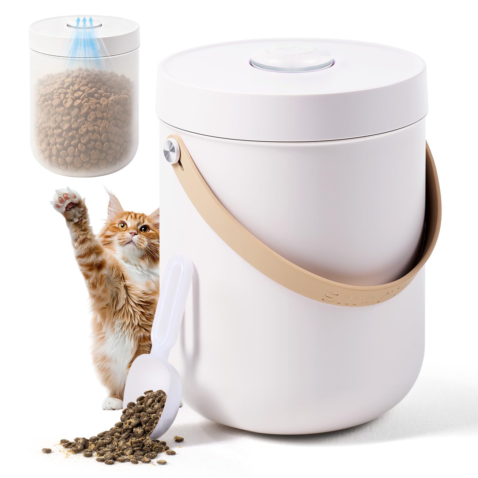 Vacuum Pet Food Storage Container