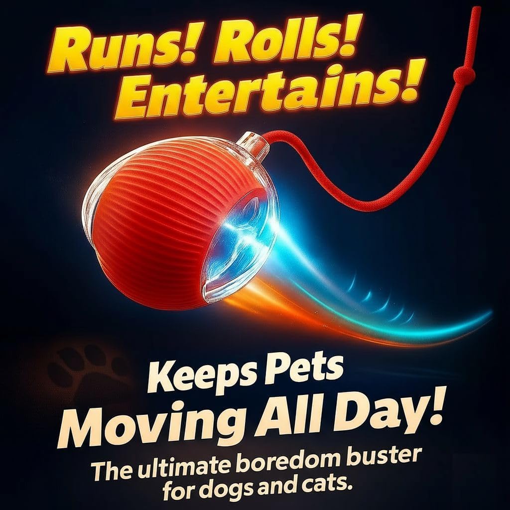 Interactive Automatic Rolling Cat Toy