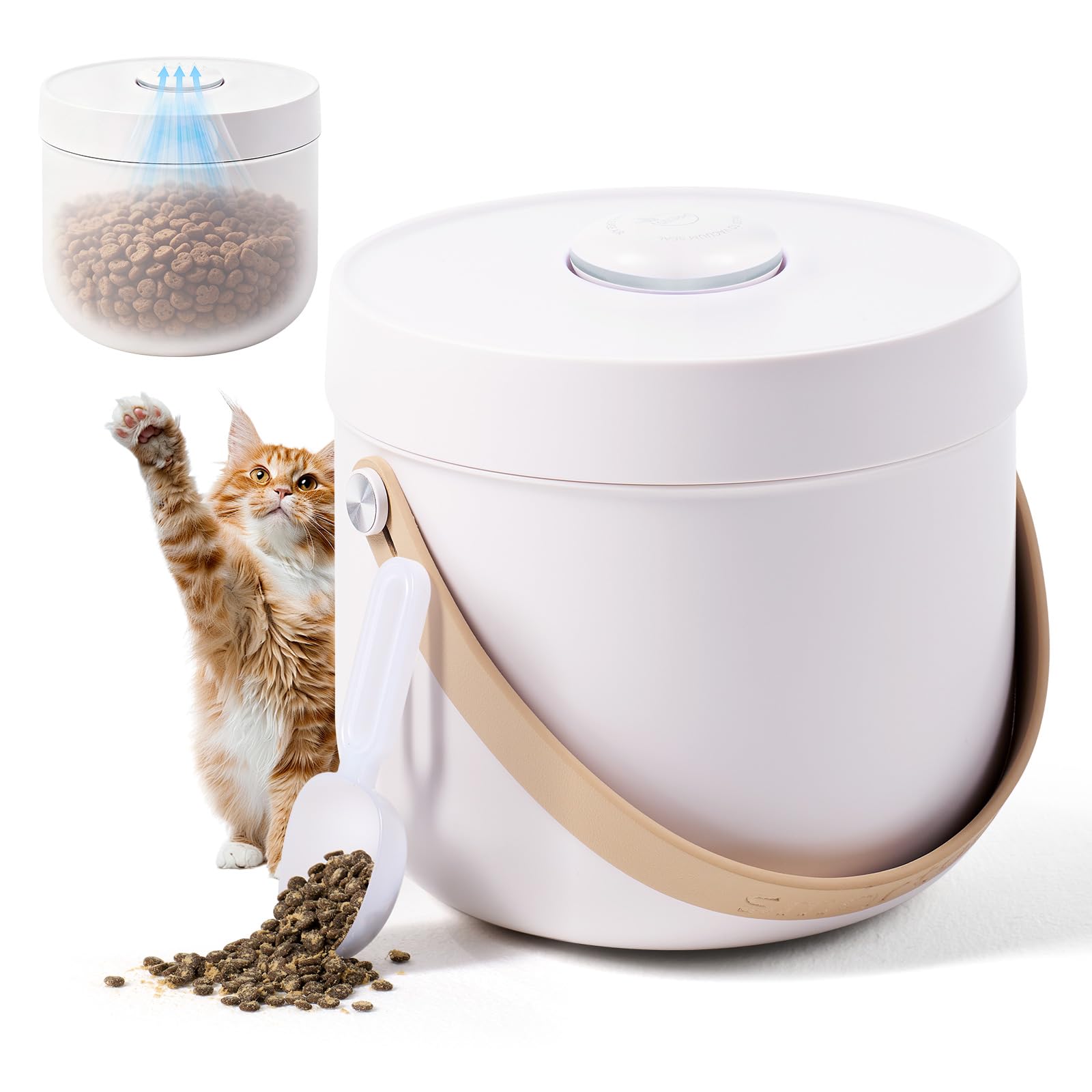Vacuum Pet Food Storage Container