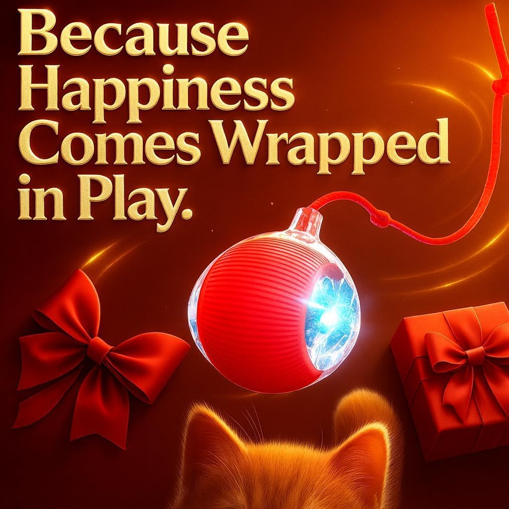 Interactive Automatic Rolling Cat Toy
