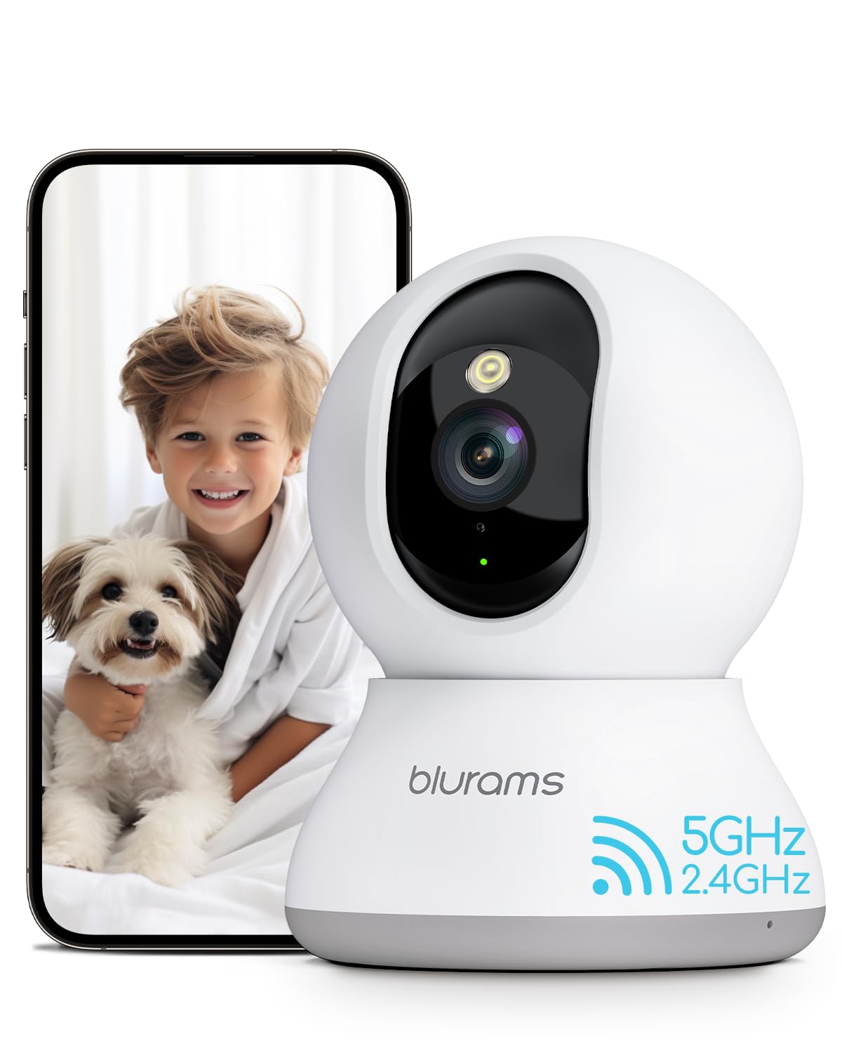 2K Smart Pet Camera 360° PTZ