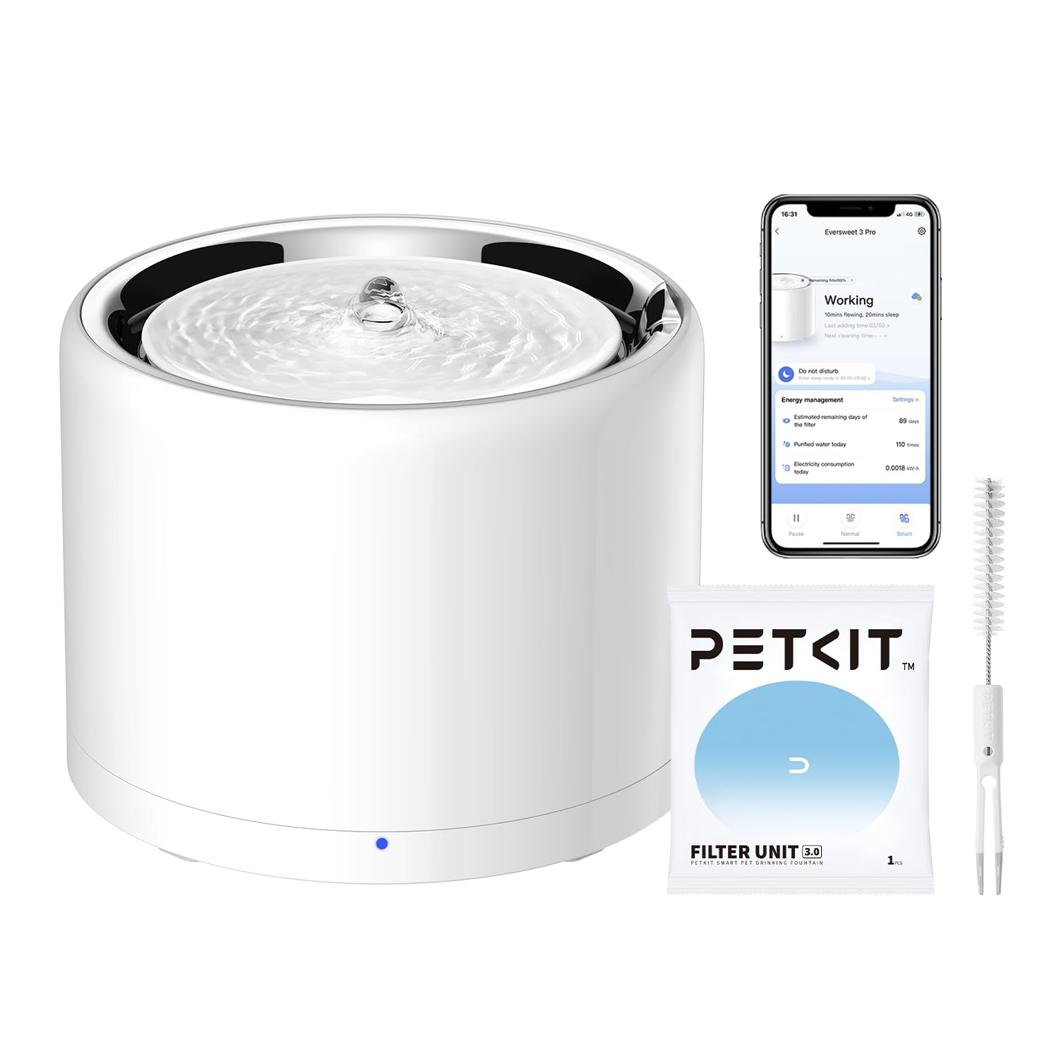 Stainless Steel Pet Water Fountain
