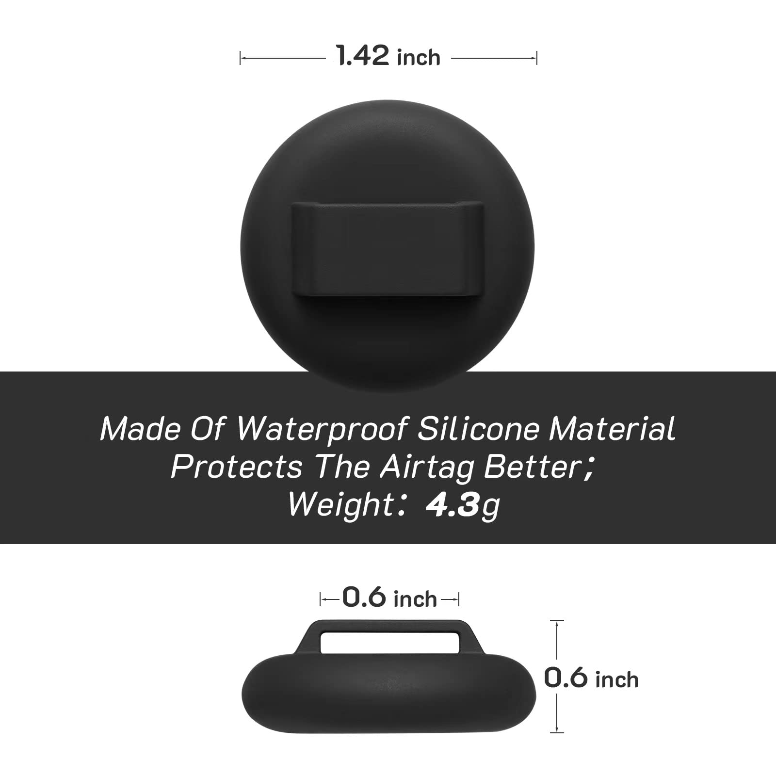 2-Pack AirTag Cat Collar with Holder