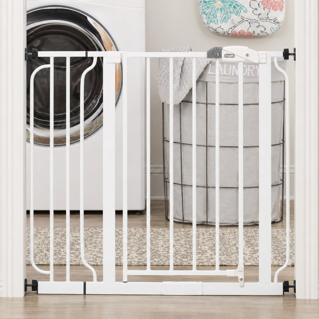 Regalo Easy Step Extra Wide Walk Through Baby Gate