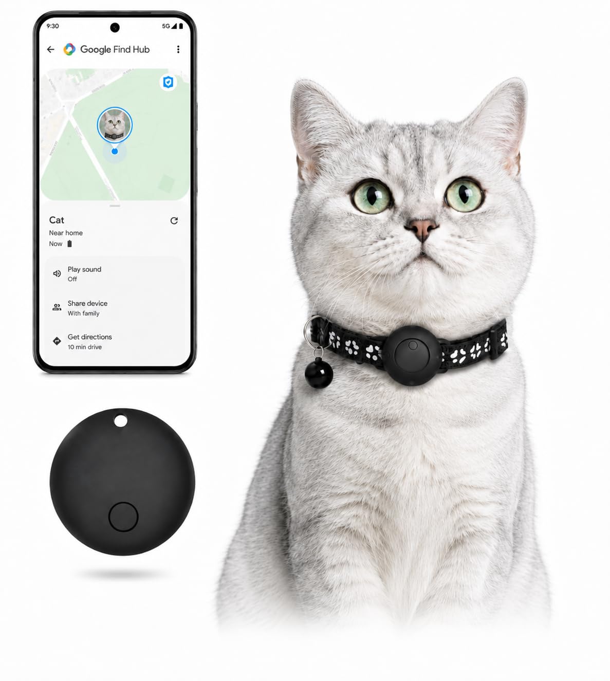 GPS Cat Tracker Collar