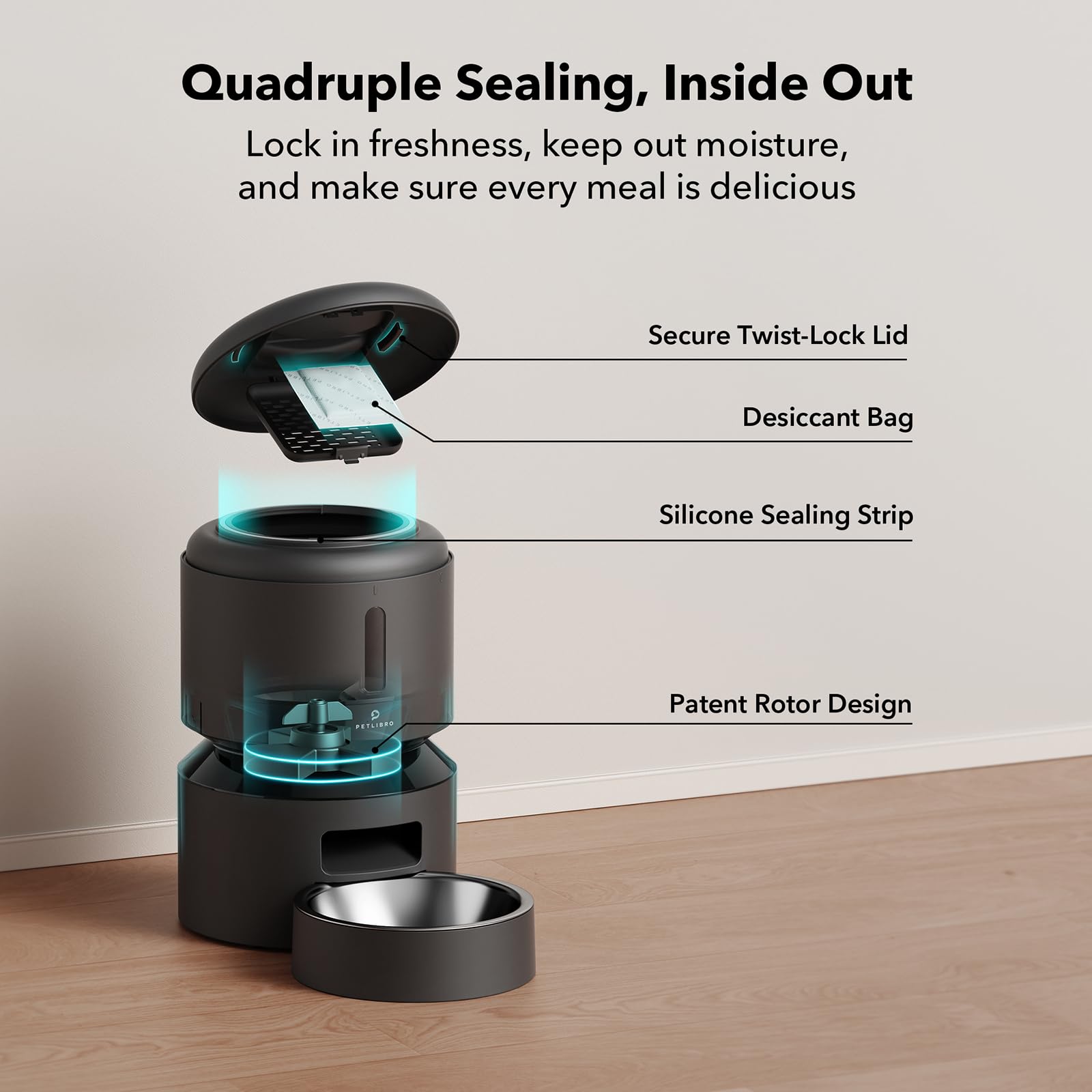 Automatic WiFi Pet Feeder 5L