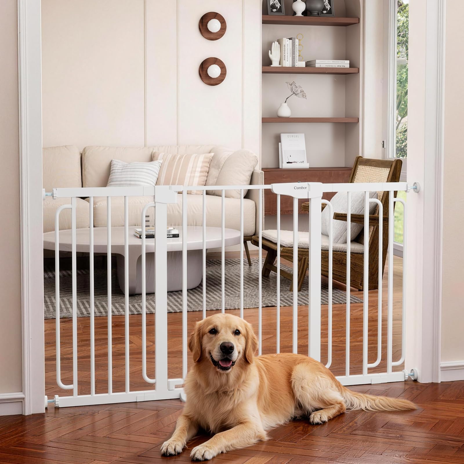 Auto-Close Pressure Mounted Pet Gate
