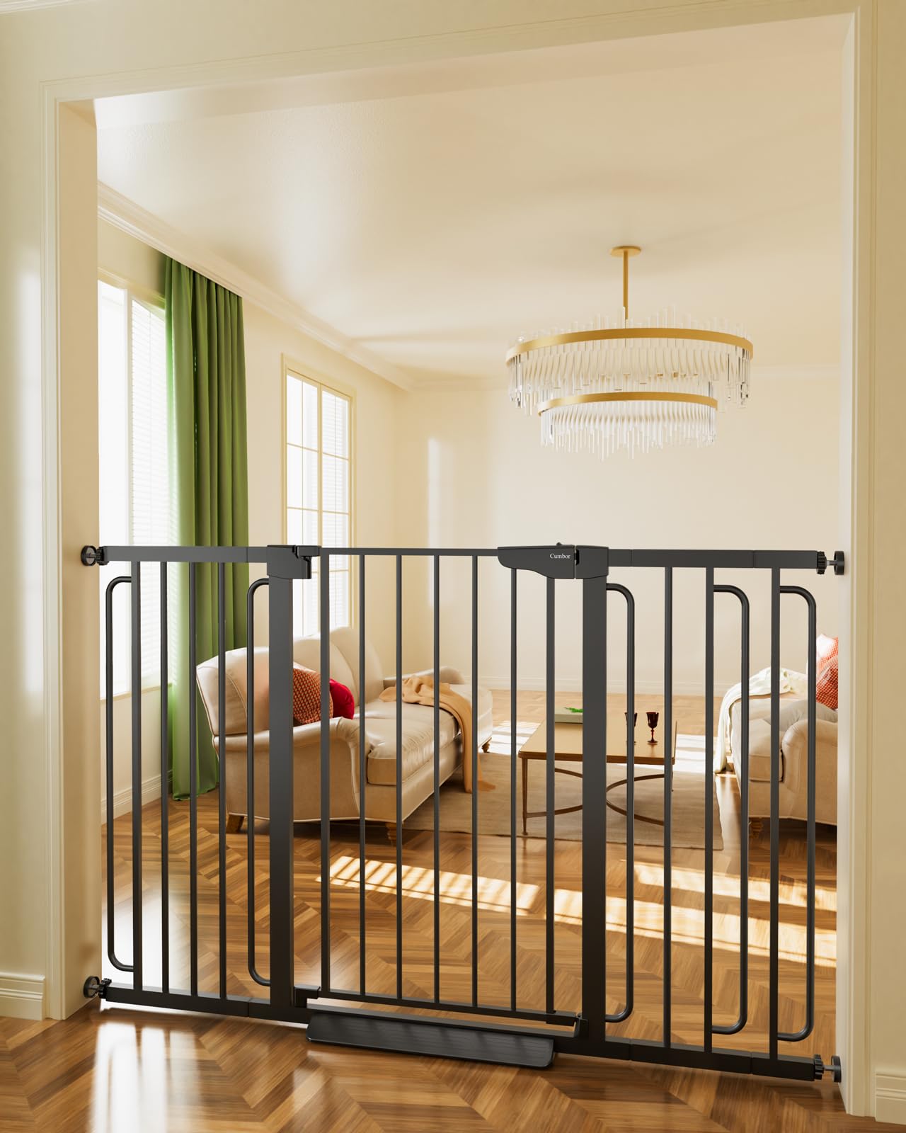 Auto-Close Pressure Mounted Pet Gate