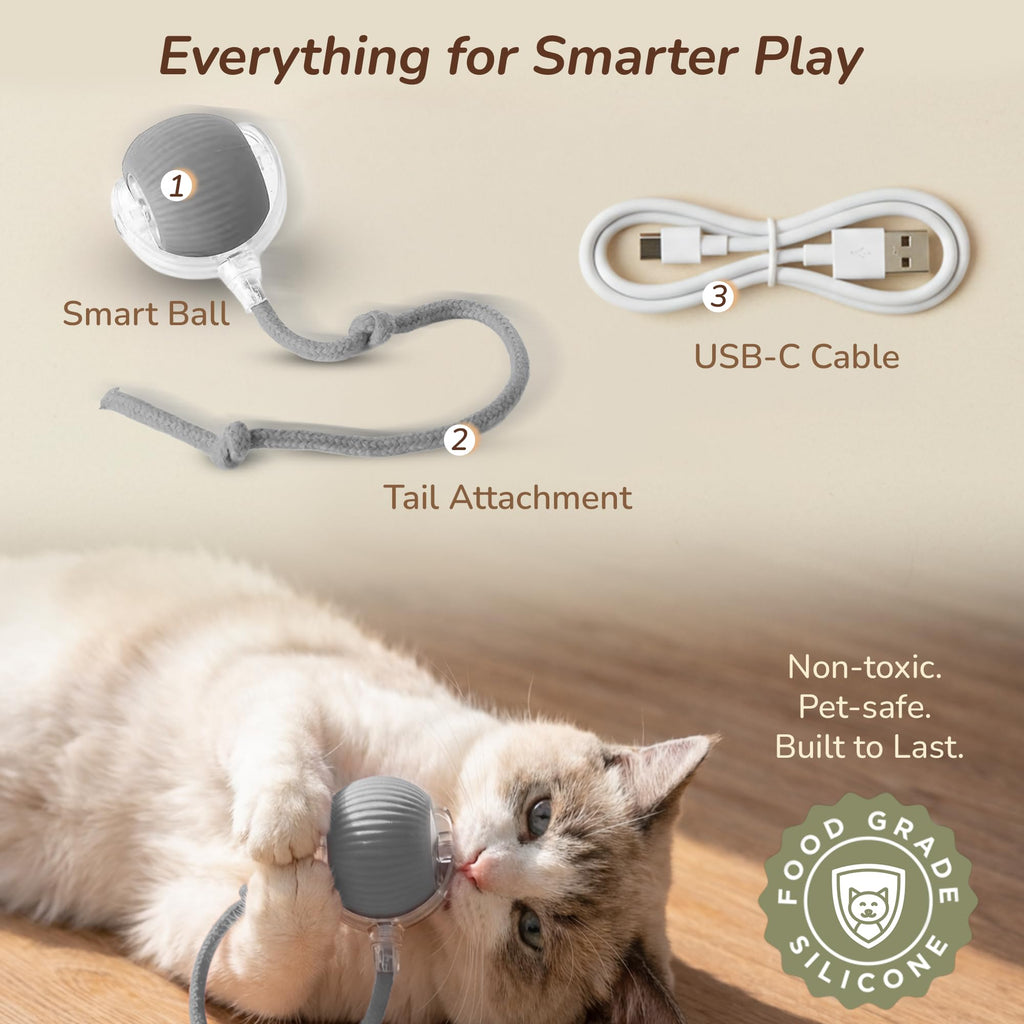 Swaying Tail - Interactive Cat Toy Ball Parent Variation