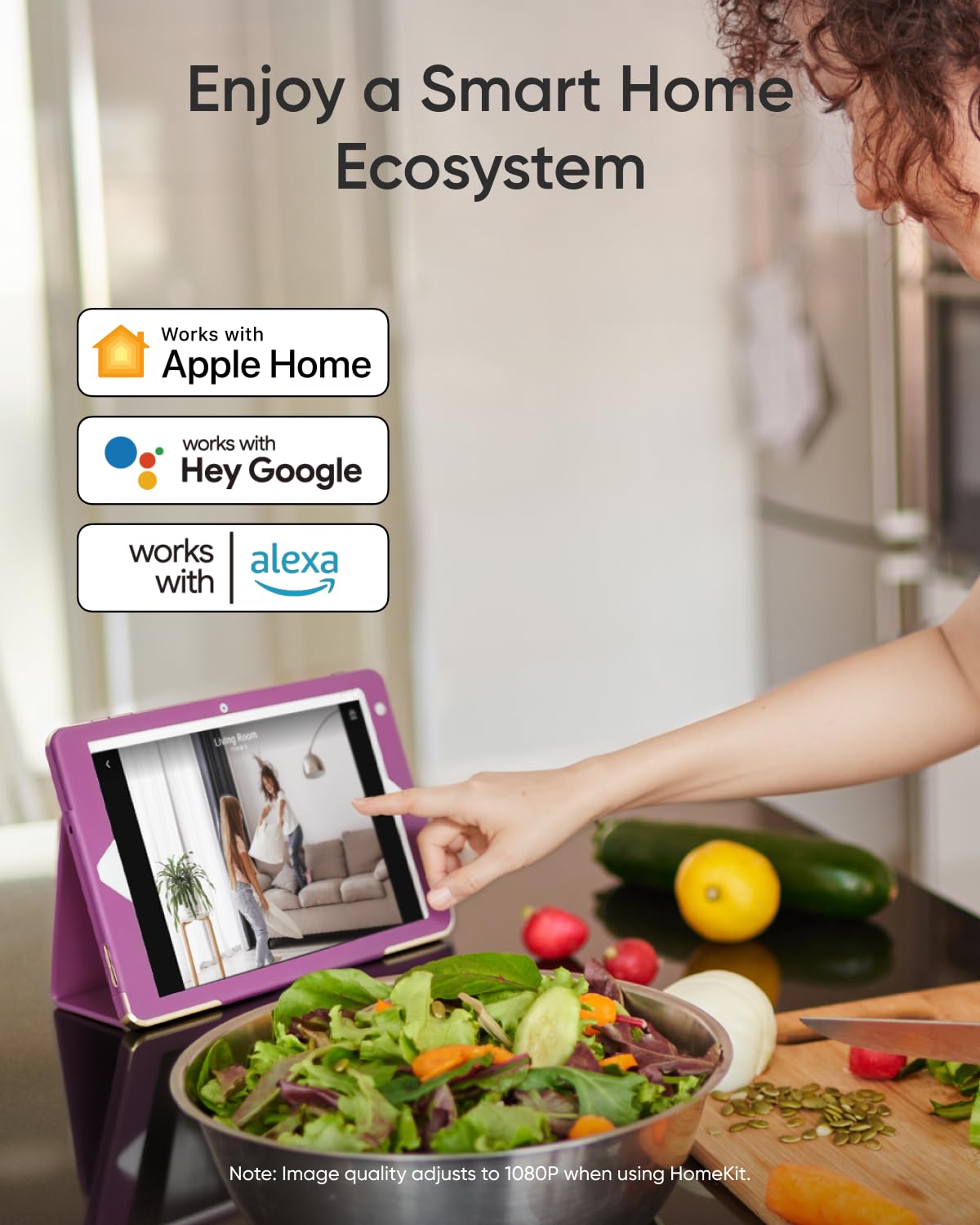 4K Smart Pet Camera 360° Pan & Tilt