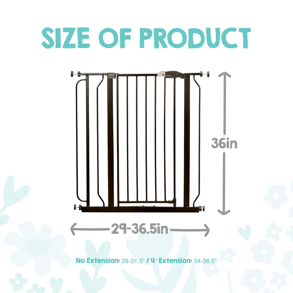 Regalo Easy Step Extra Wide Walk Through Baby Gate