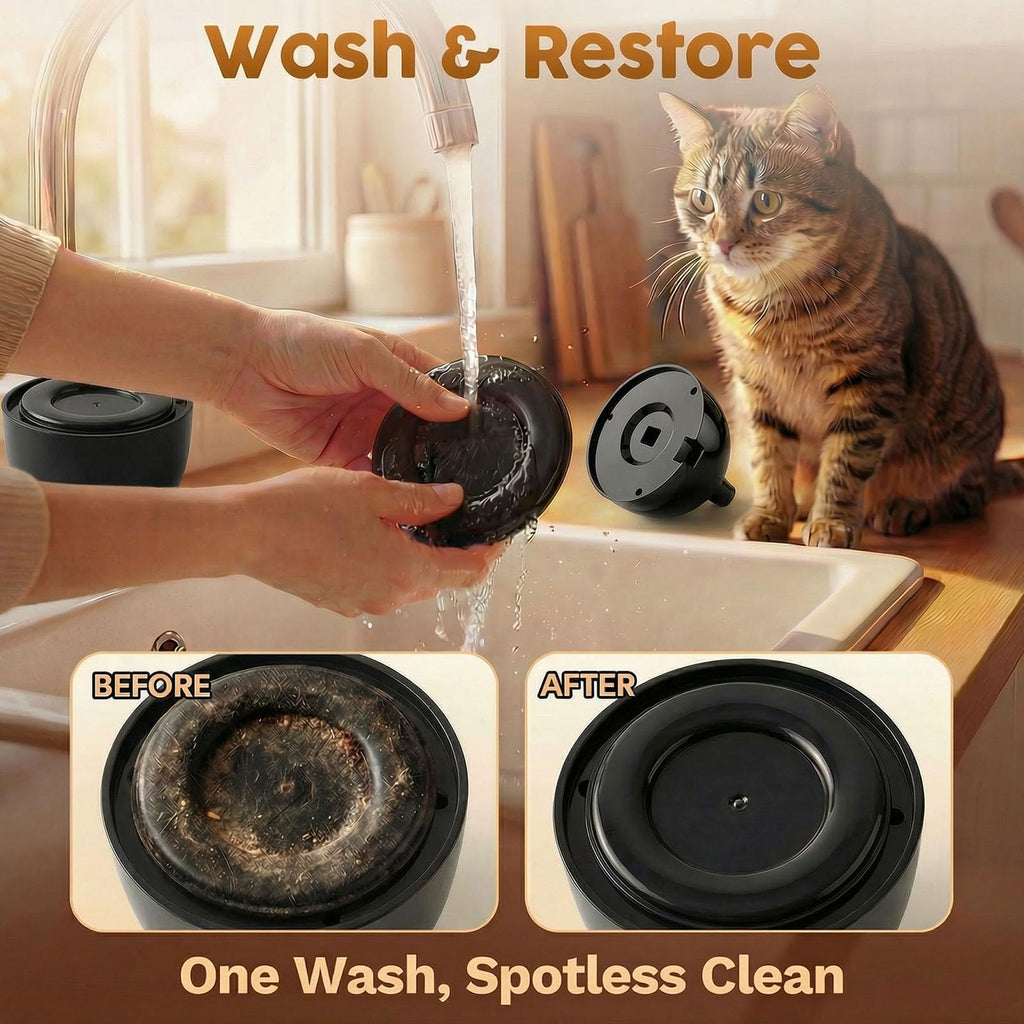 Automatic Interactive Cat Toy with Feather Wand