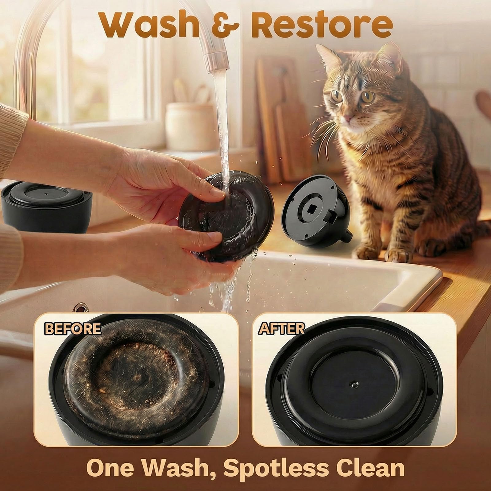 Automatic Interactive Cat Toy with Feather Wand
