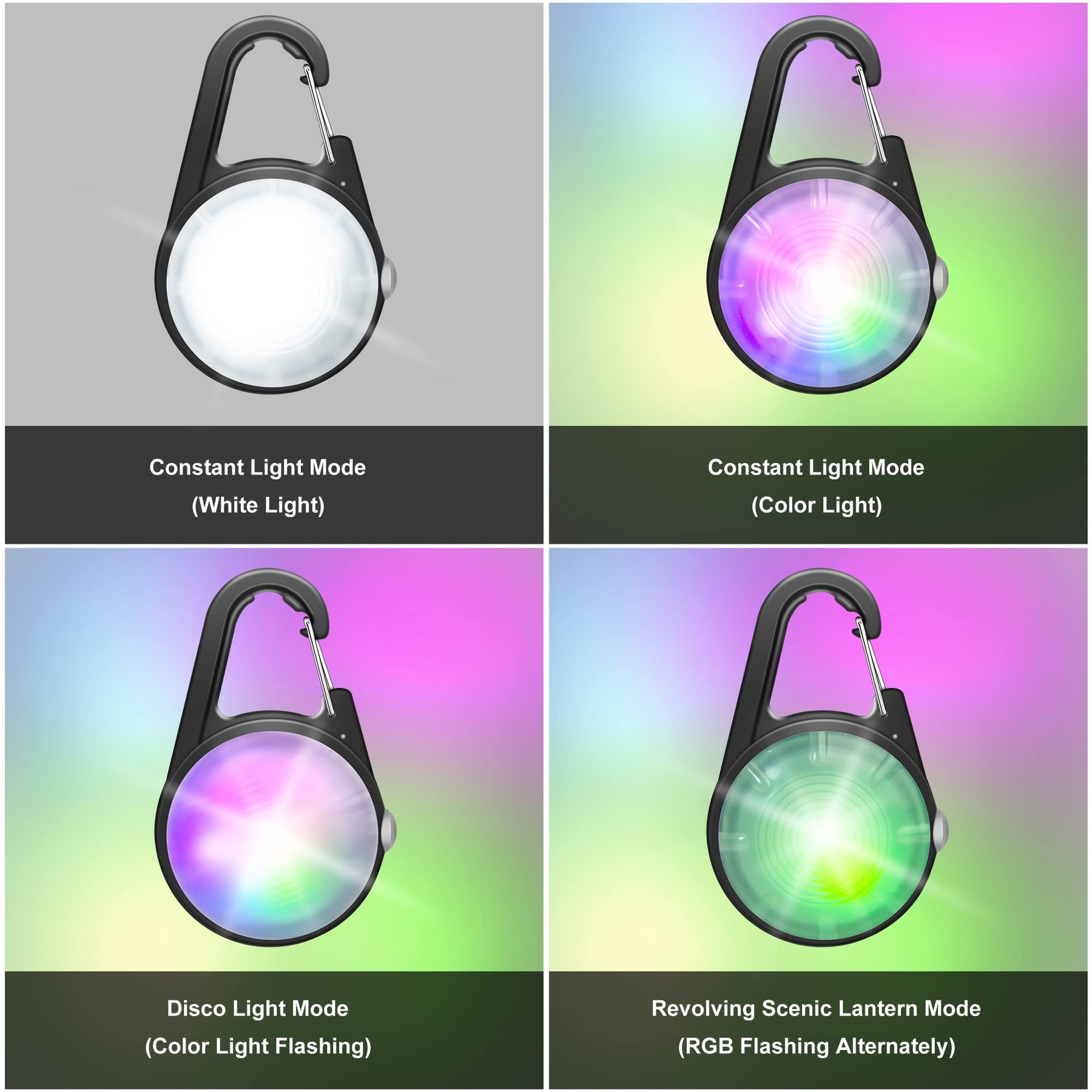 2 Pack Dog Lights for Night Walking