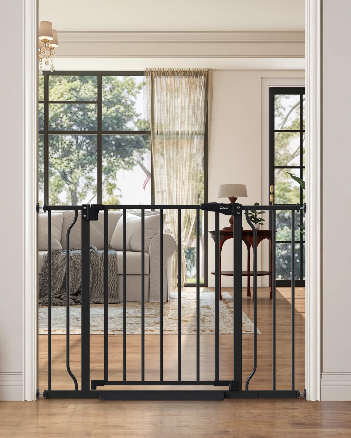 Auto-Close Pressure Mounted Pet Gate