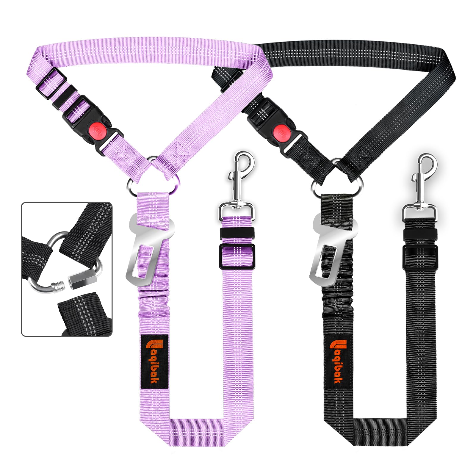 3-in-1 Dog Car Seat Belt Harness