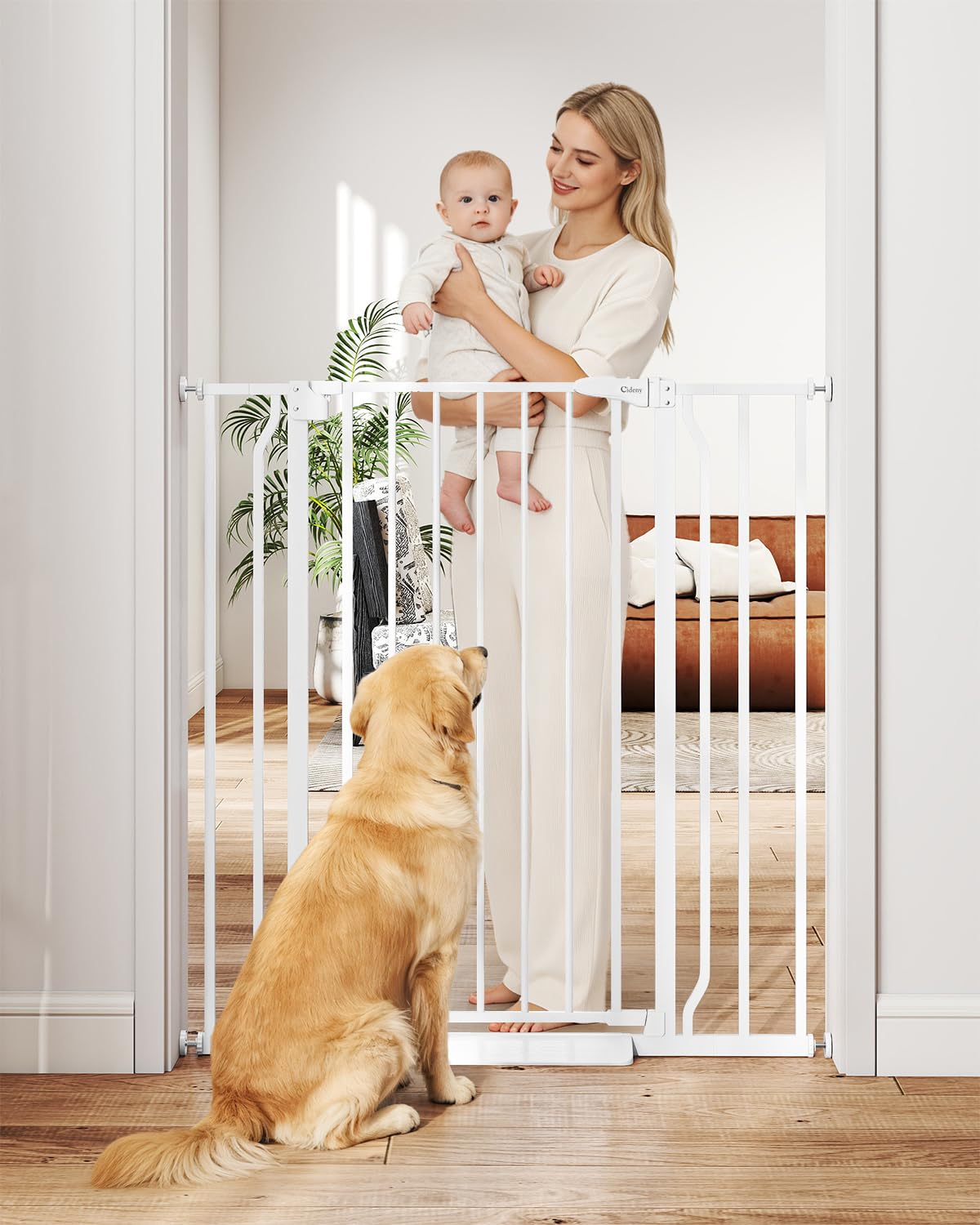 Auto-Close Pressure Mounted Pet Gate