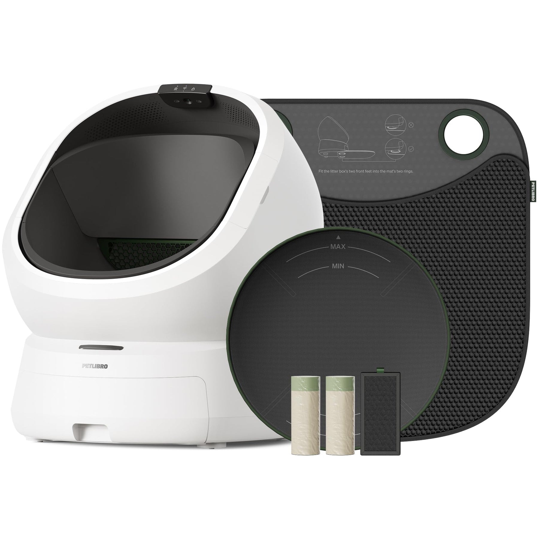 Smart Self-Cleaning Cat Litter Box with AI Camera