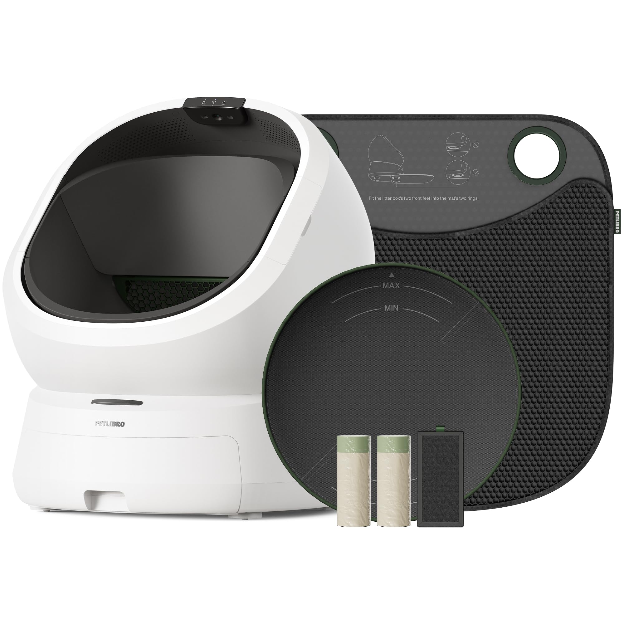 Smart Self-Cleaning Cat Litter Box with AI Camera