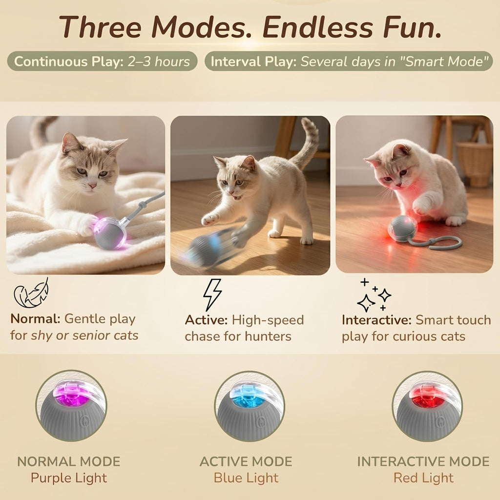 Swaying Tail - Interactive Cat Toy Ball Parent Variation