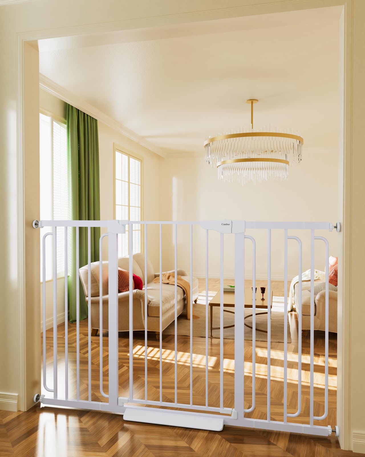 Auto-Close Pressure Mounted Pet Gate