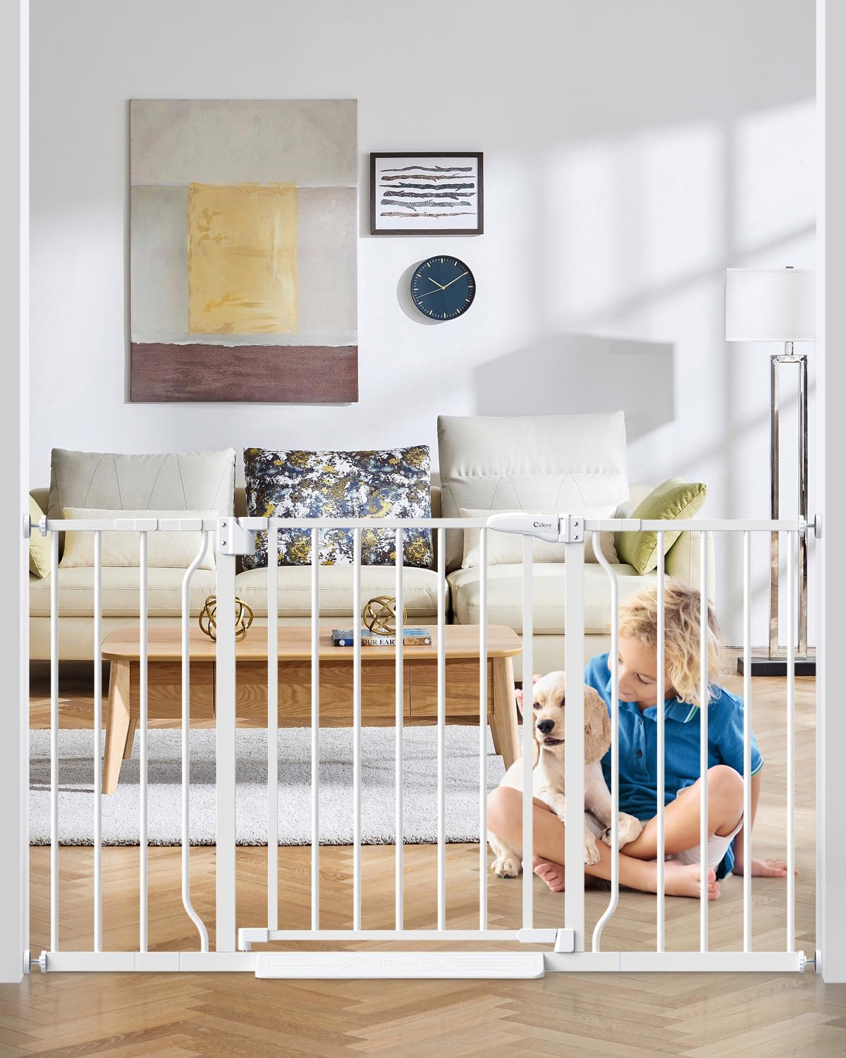 Auto-Close Pressure Mounted Pet Gate