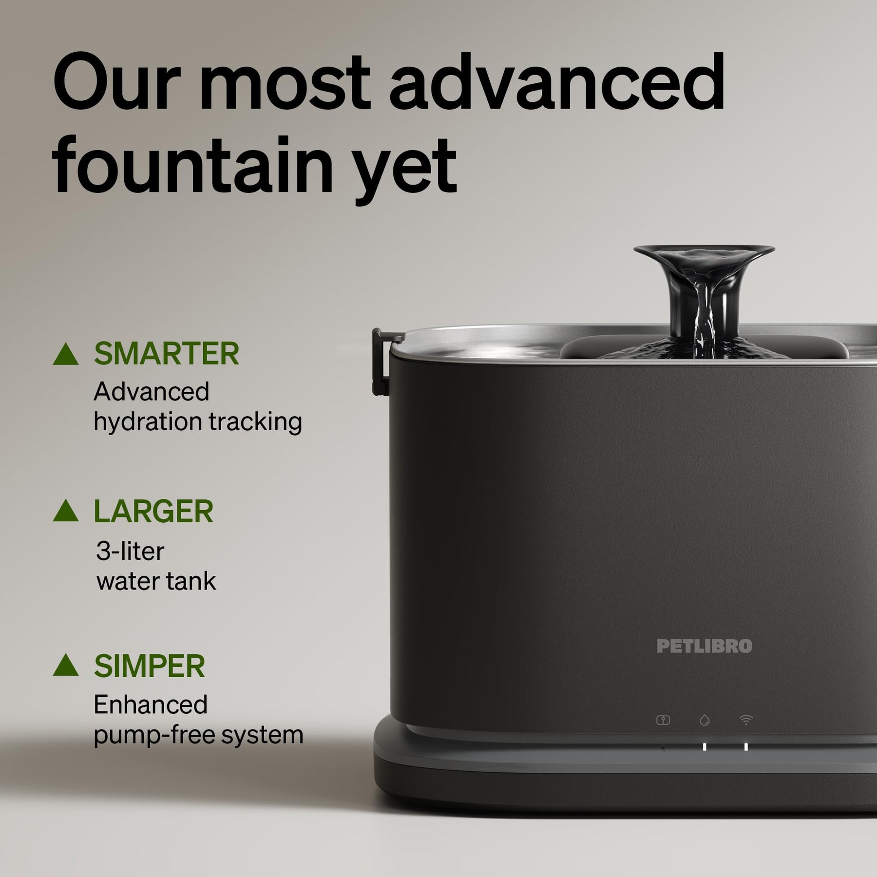 Smart Pet Water Fountain 3L