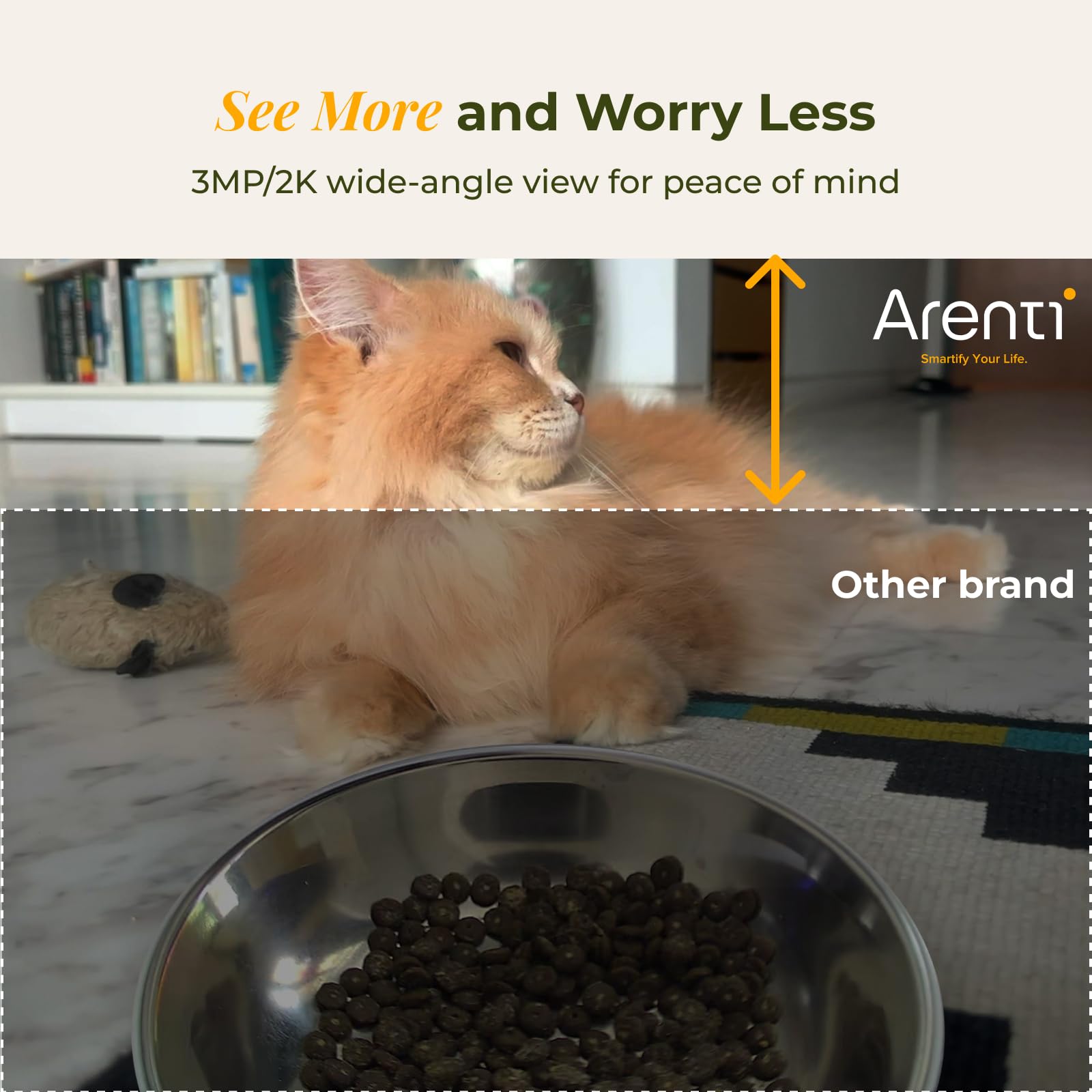 Smart Pet Feeder & Water Fountain 4L with Camera
