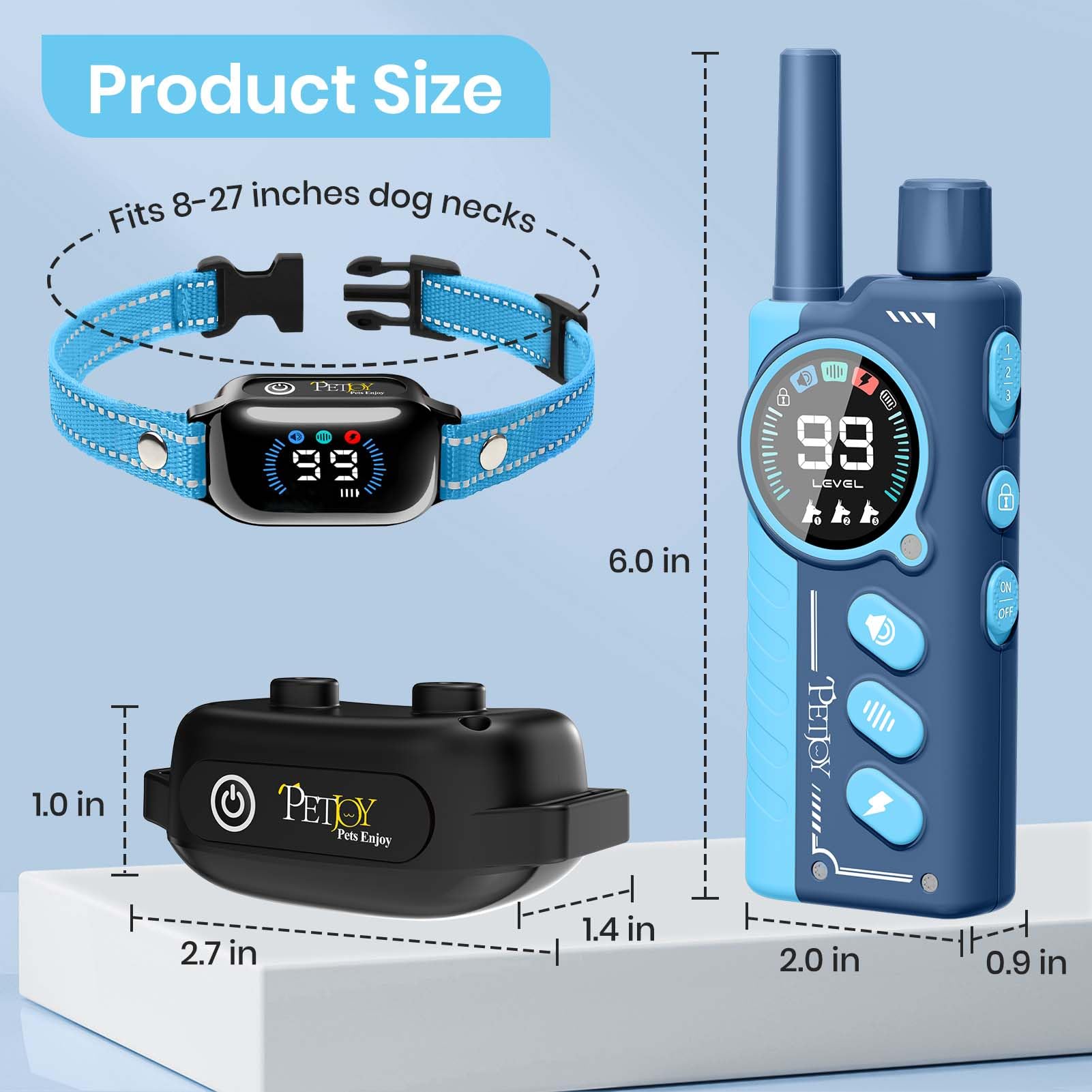 Remote Dog Training Collar for 3 Dogs