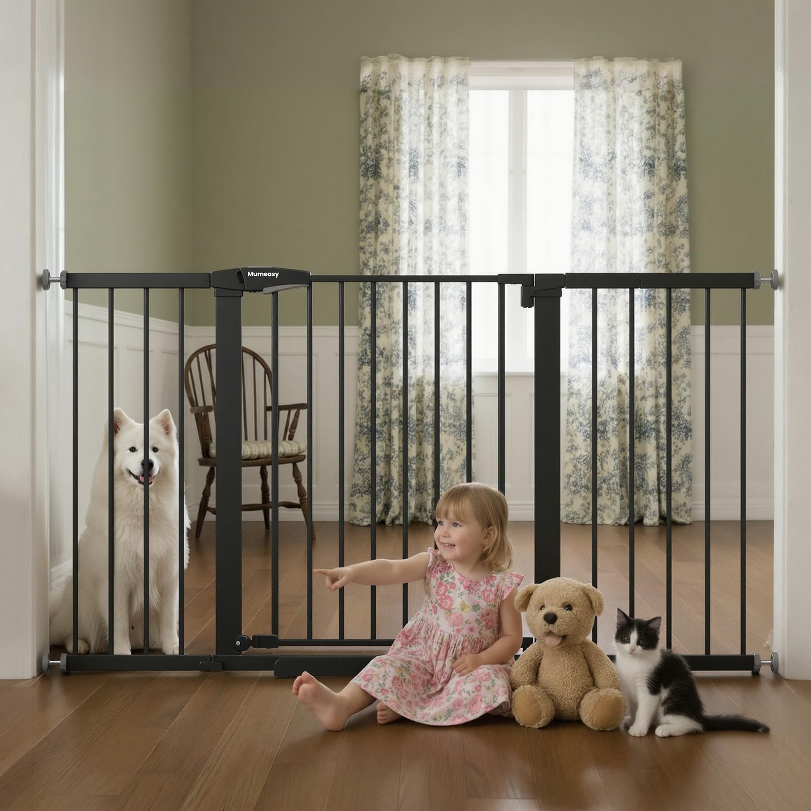 Mumeasy 29.7-57" Extra Wide Baby Gate
