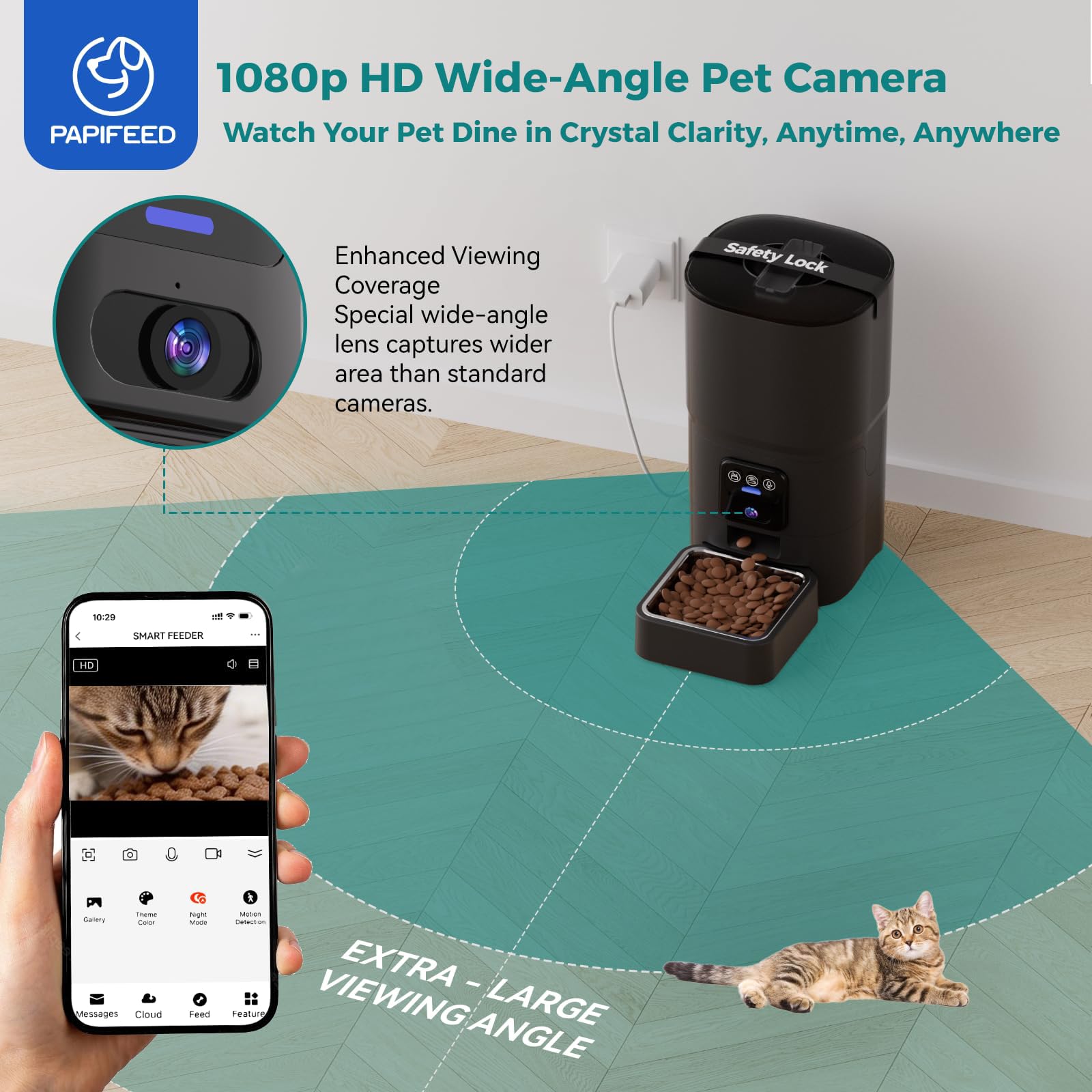 PAPIFEED Automatic Cat Feeder
