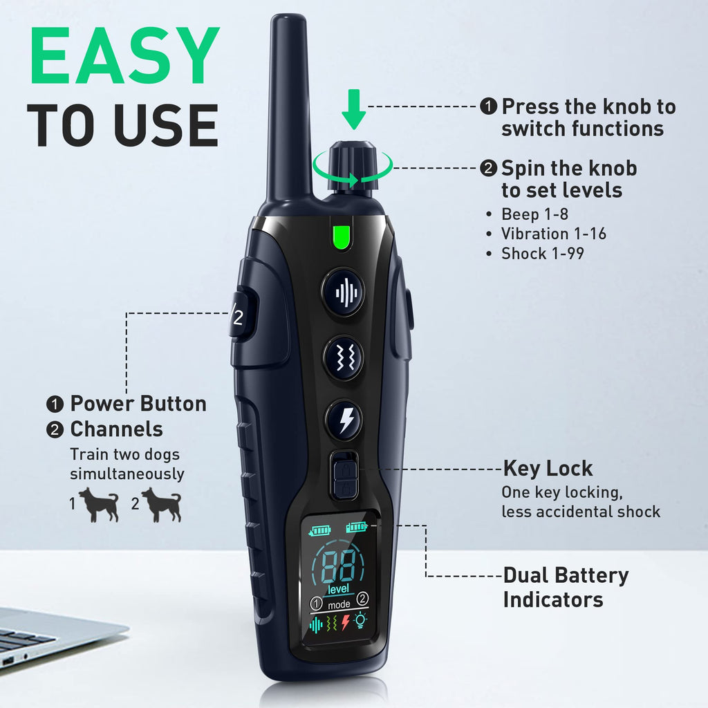 Remote Dog Training Collar 4500FT
