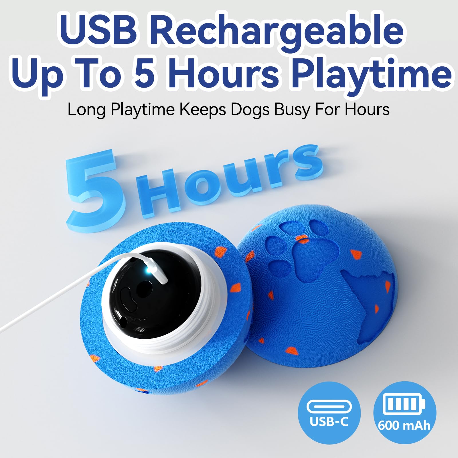 Interactive Automatic Dog Ball