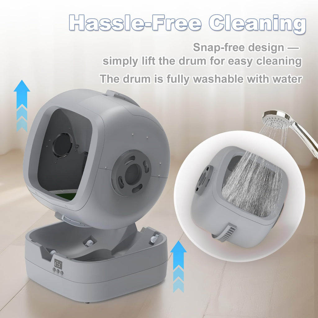 Self-Cleaning Cat Litter Box with App Control