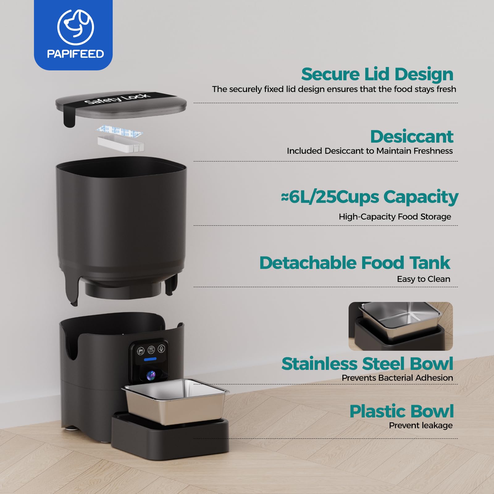 PAPIFEED Automatic Cat Feeder
