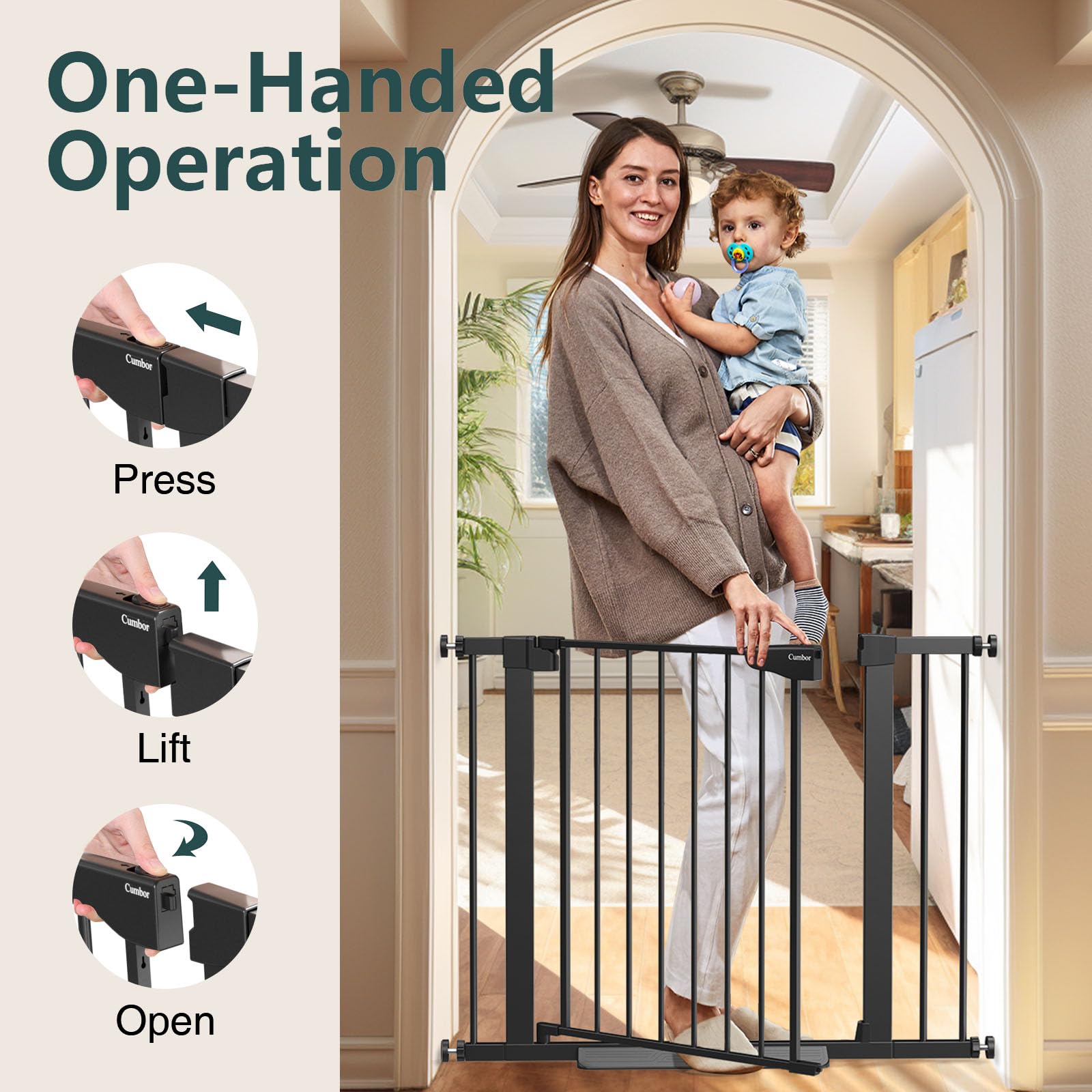Pressure Mounted Pet Safety Gate