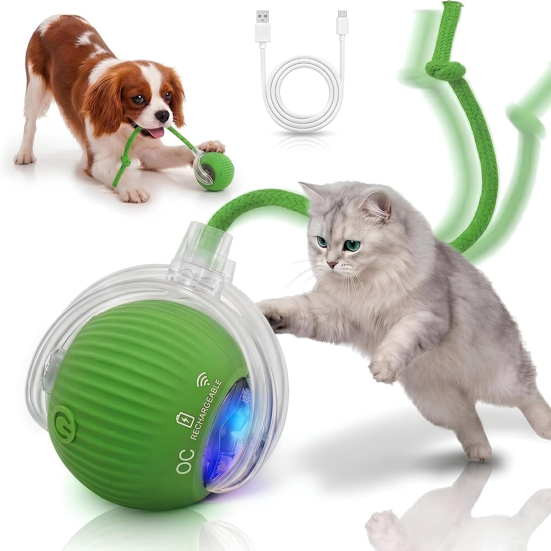 Swaying Tail - Interactive Cat Toy Ball Parent Variation