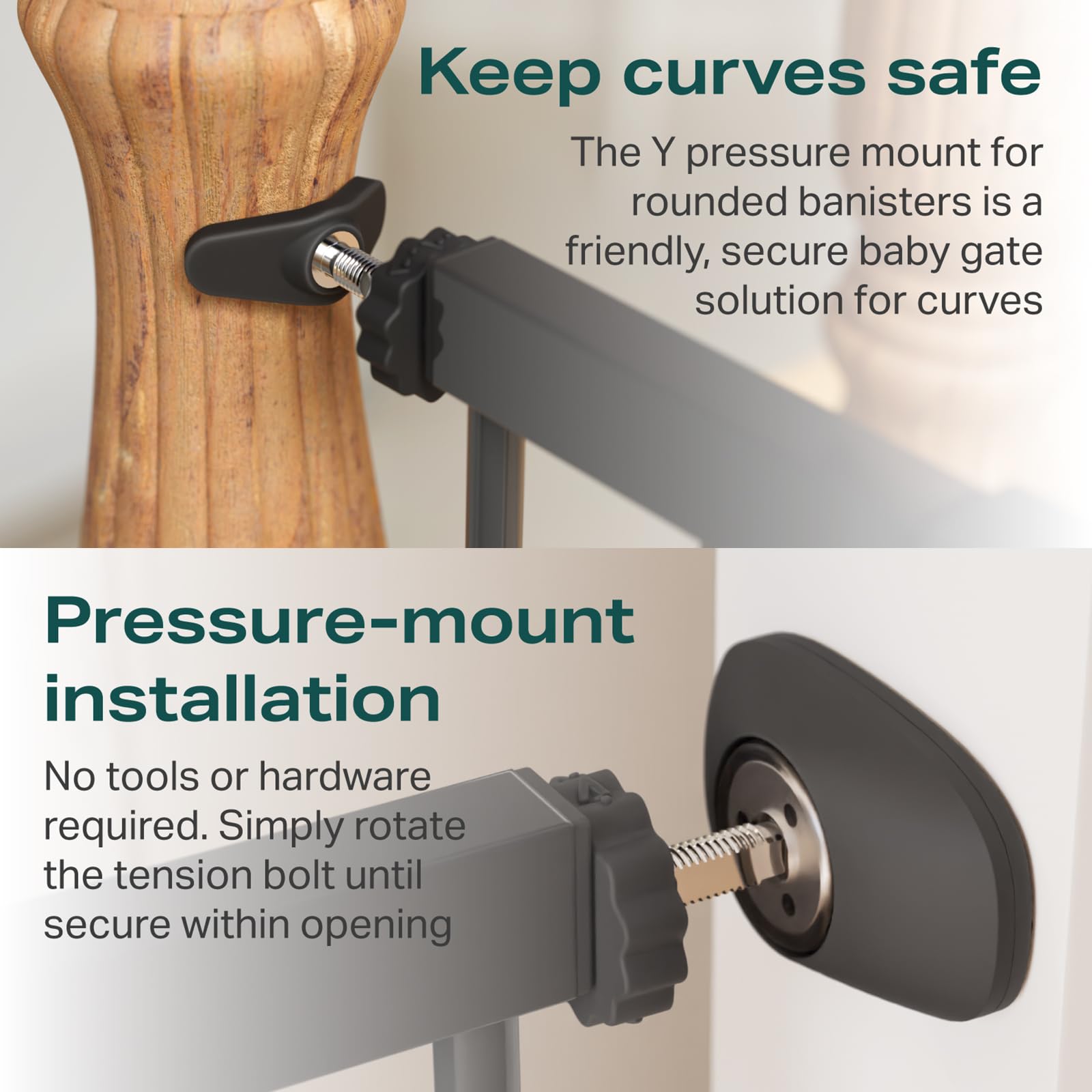 Pressure Mounted Pet Safety Gate
