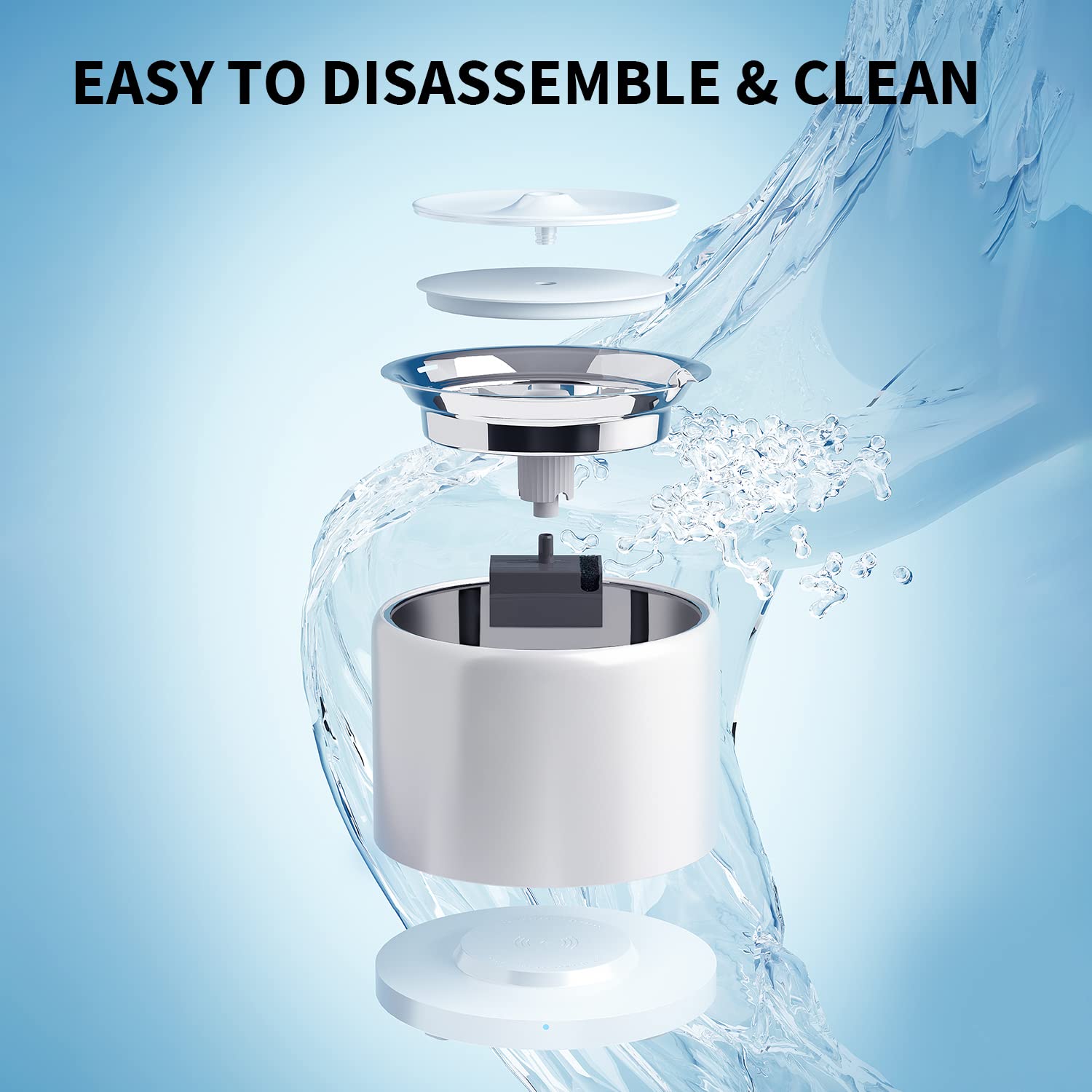 Stainless Steel Pet Water Fountain