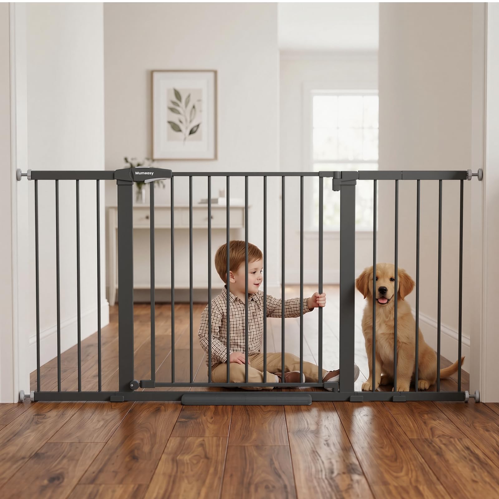 Mumeasy 29.7-57" Extra Wide Baby Gate