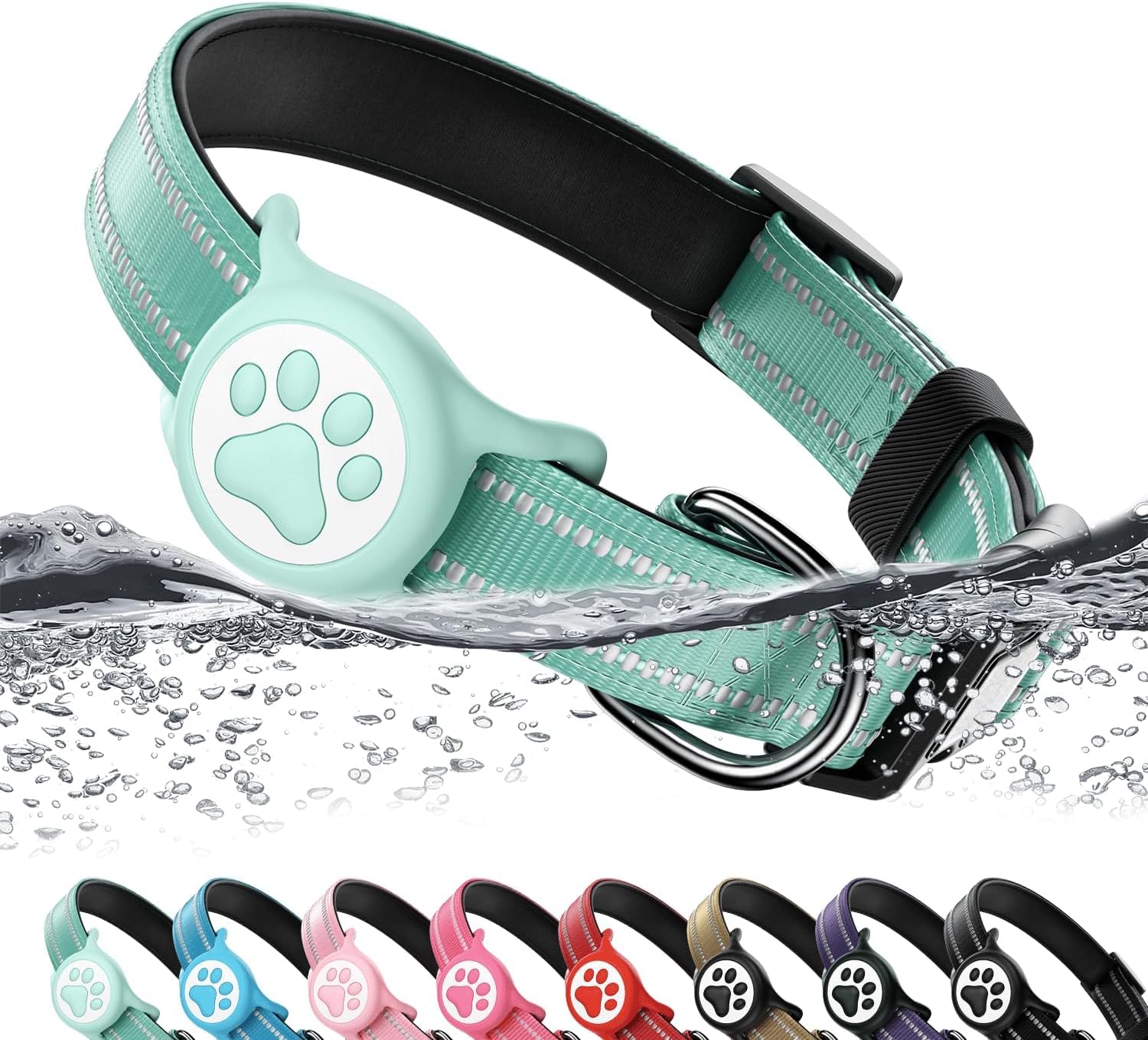 AirTag Dog Collar with Holder