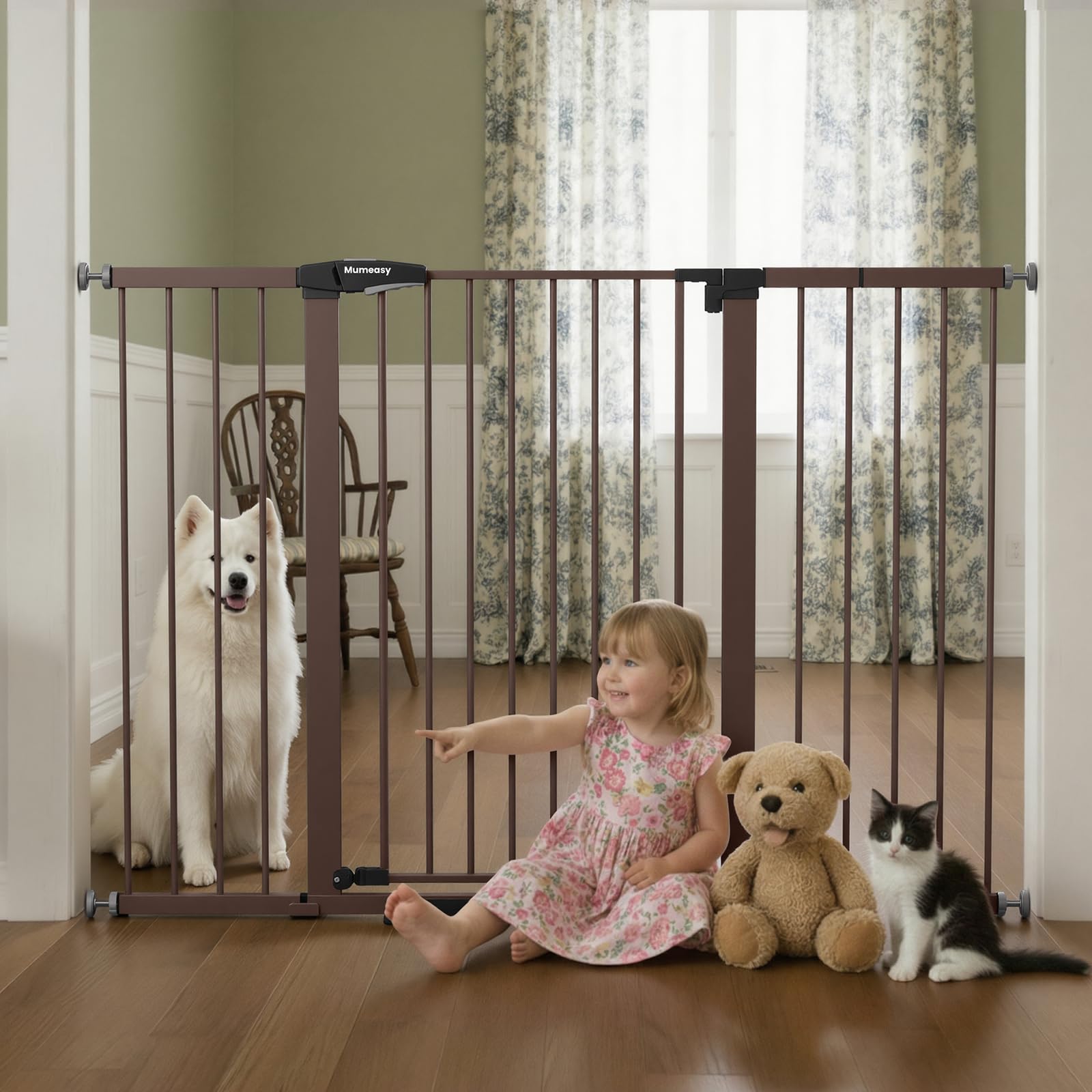 Mumeasy 29.7-57" Extra Wide Baby Gate